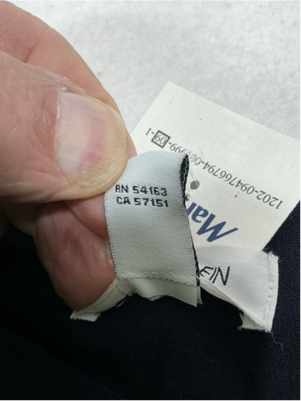 Womans NWT Calvin Klein Dress Pants XL Navy Pullon Elastic Waist - Picture 5 of 8